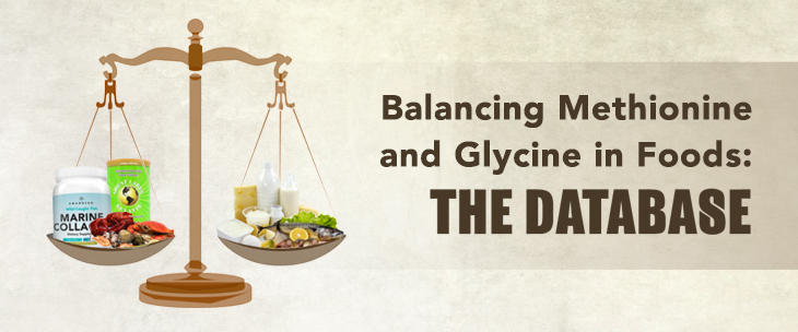 Chris Masterjohn, PhD. shares about Balancing Methionine and Glycine in Foods: The Database