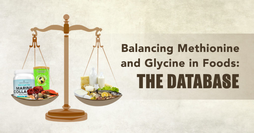 Chris Masterjohn, PhD. shares about Balancing Methionine and Glycine in Foods: The Database